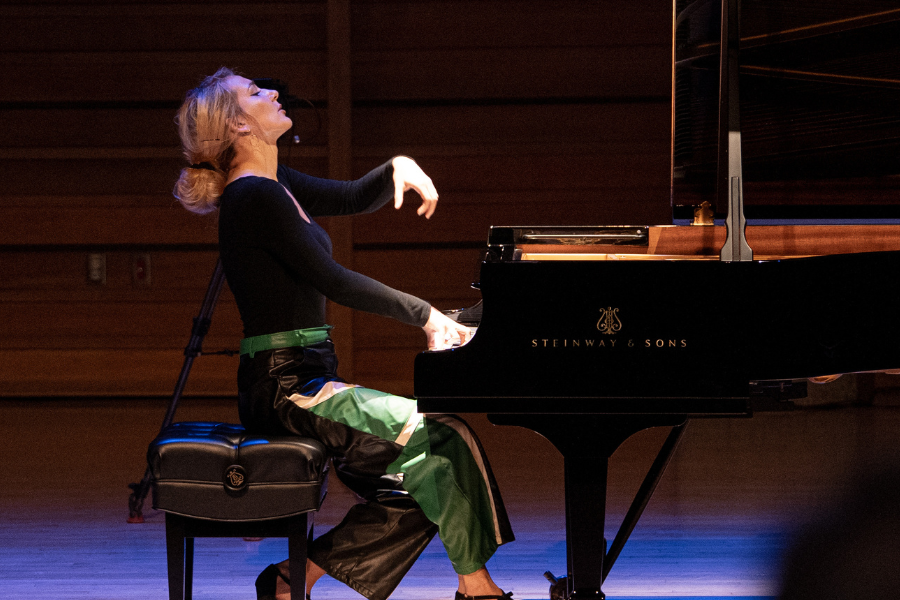 Élisabeth Pion, pianist, performing with the Regina Symphony Orchestra October 24 2026