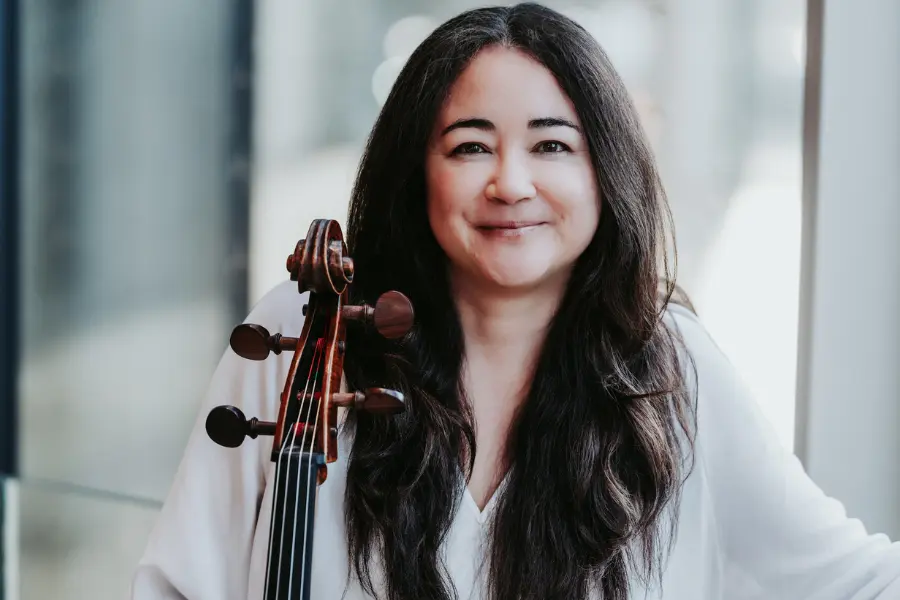 Rachel Mercer, cello performing with the Regina Symphony Orchestra February 27 2027