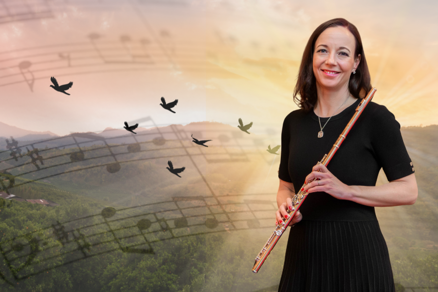 Ravel Morlock and Schubert with Christie Reside flute at Darke Hall Regina January 30 2027