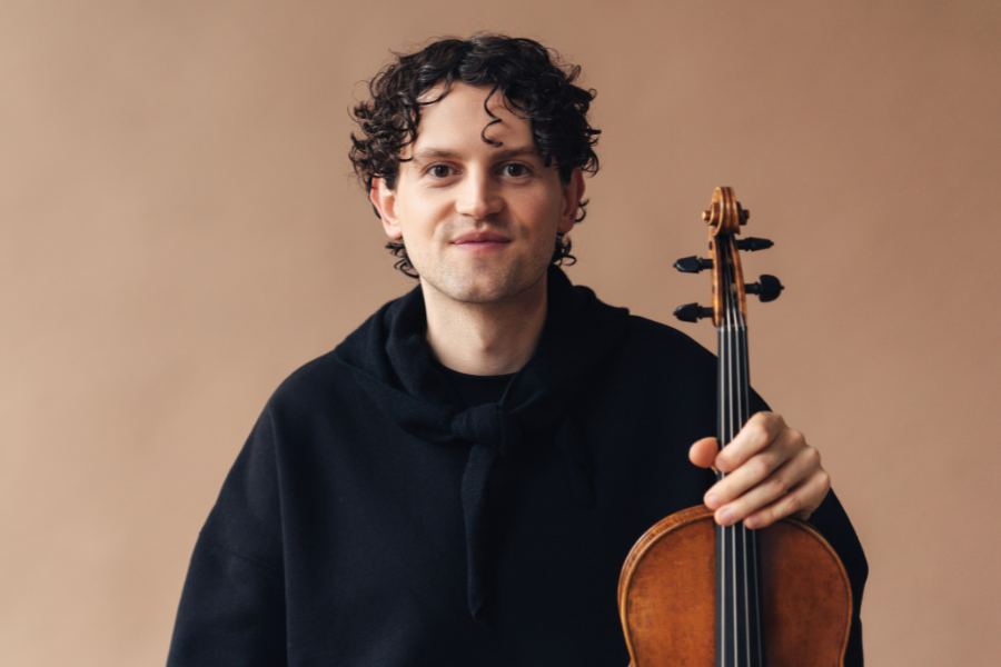 Ryan Davis, violist, performing with the Regina Symphony Orchestra November 7 2026